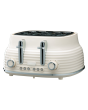 Daewoo SDA2483GE Sienna 4 Slice Toaster Cream