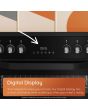 Hotpoint HDE5VDCW 50cm Electric Cooker with Ceramic Hob - White