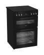 Hotpoint HDE6VDC2B1 60cm Double Oven Electric Cooker with Ceramic Hob