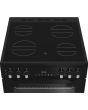 Hotpoint HDE6VDC2B1 60cm Double Oven Electric Cooker with Ceramic Hob