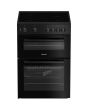 Indesit IT60V9KMBUK Freestanding Double Electric Cooker - Black