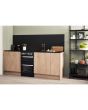 Hotpoint HD5V93CCB/UK Electric Freestanding 50cm Double Cooker - Black