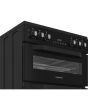 Hotpoint HDE6VDC2B1 60cm Double Oven Electric Cooker with Ceramic Hob