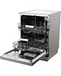 Indesit IN2FE13CNO7SUK 13 Place Setting Push&Go Freestanding Full Size Dishwasher - Silver