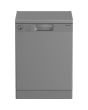 Indesit IN2FE13DT9SUK Freestanding 60cm Dishwasher - Silver