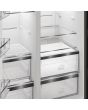 Hotpoint HPG26592XP4UKWR Freestanding American Fridge Freezer with EvenFlow - Inox