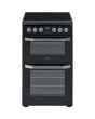 Hotpoint HD5V93CCB/UK Electric Freestanding 50cm Double Cooker - Black