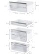 Bosch KIV86VSE0G, Built-in fridge-freezer with freezer at bottom