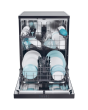 Candy CF3C9E0B-80 Candy Rapido 13 Place Setting Dishwasher - Black