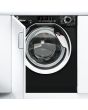 Hoover HBDS495D1ACBE-80 H-WASH&DRY 300 LITE Integrated Washer Dryer, 9/5kg Capacity, 1400rpm, E/C Energy Rated - Black & Chrome
