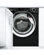 Hoover HBWS 49D3ACBE-80 H-WASH 300 LITE Integrated 9kg 1400rpm Washing Machine - C Energy Rated - Black & Chrome