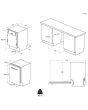 Hoover H-Dish HDIH 2T1047-80 Integrated 45cm 10 Place Slimline Dishwasher - E Rated