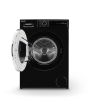 Montpellier MWM814BLK 8kg 1400rpm Freestanding Washing Machine - Black