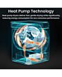 Teknix TK2HP9HW 9kg Heat Pump Tumble Dryer - White