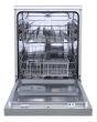Midea MDWPF1233C(S)-WG-UK 12 Place Setting Freestanding 60cm Dishwasher - Silver