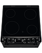 AEG CCX6740ACB Ceramic Electric Cooker with Double Oven