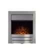 Colorado Inset Electric Fire Brushed Steel