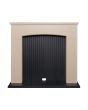 48' Derwent Fire Surround Cream And Black