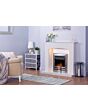 Aurora 48' Oregon Fireplace Crystal White 1' Rebate With Lights