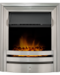 Aurora Borealis Inset Electric Fire Patina Silver