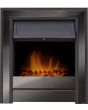 Aurora Zodiac Inset Electric Fire Obsidian Black