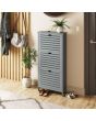 GFW BGN3TSGRY BERGEN THREE TIER SHOE CABINET GREY