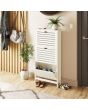 GFW BGN3TSWHT BERGEN THREE TIER SHOE CABINET WHITE
