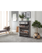 GFW BOS2TSGRY BOSTON 2 TIER 1 DRAWER SHOE CABINET GREY