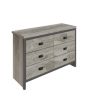 GFW BOS33CGRY BOSTON 3+3 DRAWER CHEST GREY