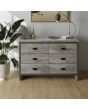 GFW BOS33CGRY BOSTON 3+3 DRAWER CHEST GREY