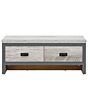 GFW BOSCFTGRY BOSTON 2 DRAWER COFFEE TABLE GREY