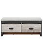 GFW BOSCFTGRY BOSTON 2 DRAWER COFFEE TABLE GREY