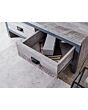 GFW BOSCFTGRY BOSTON 2 DRAWER COFFEE TABLE GREY