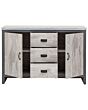 GFW BOSSIDGRY BOSTON 2 DOOR 3 DRAWER SIDEBOARD GREY