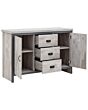 GFW BOSSIDGRY BOSTON 2 DOOR 3 DRAWER SIDEBOARD GREY