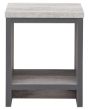 GFW BOSSLTGRY BOSTON SIMPLE LAMP TABLE GREY