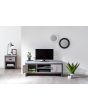 GFW BOSTVUGRY BOSTON 2 DOOR TV UNIT GREY