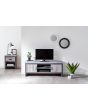 GFW BOSTVUGRY BOSTON 2 DOOR TV UNIT GREY
