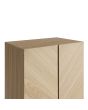 GFW CAT21WOAK CATANIA 2 DOOR 1 DRAWER WARDROBE EURO OAK