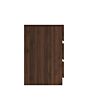 GFW CAT3B2WAL CATANIA 3 DRAWER BEDSIDE TABLE ROYAL WALNUT x2