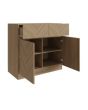 GFW CATCSBOAK CATANIA COMPACT SIDEBOARD EURO OAK