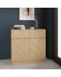 GFW CATCSBOAK CATANIA COMPACT SIDEBOARD EURO OAK