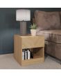 GFW CATLAMOAK CATANIA LAMP TABLE EURO OAK