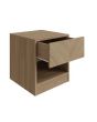 GFW CATLAMOAK CATANIA LAMP TABLE EURO OAK