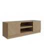 GFW CATTVUOAK CATANIA 2 DOOR TV UNIT EURO OAK