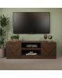 GFW CATTVUWAL CATANIA 2 DOOR TV UNIT ROYAL WALNUT