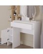 GFW FRJDRTWHO FREYJA DRESSING TABLE WHITE/OAK