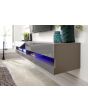GFW GAL150GGG GALICIA 150CM WALL TV UNIT WITH LED GREY