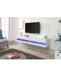 GFW GAL180WWG GALICIA 180CM WALL TV UNIT WITH LED WHITE