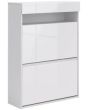 GFW GALHSCWWG GALICIA WALL HANGING TWO TIER SHOE CABINET WHITE